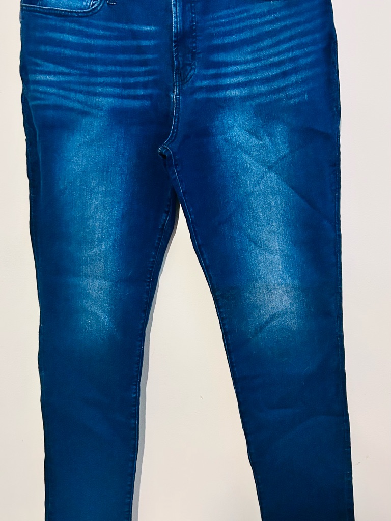 Nwt Hudson Ace Slim Jeans Menâs 38x32 Dark Wash Skinny Stretch Denim